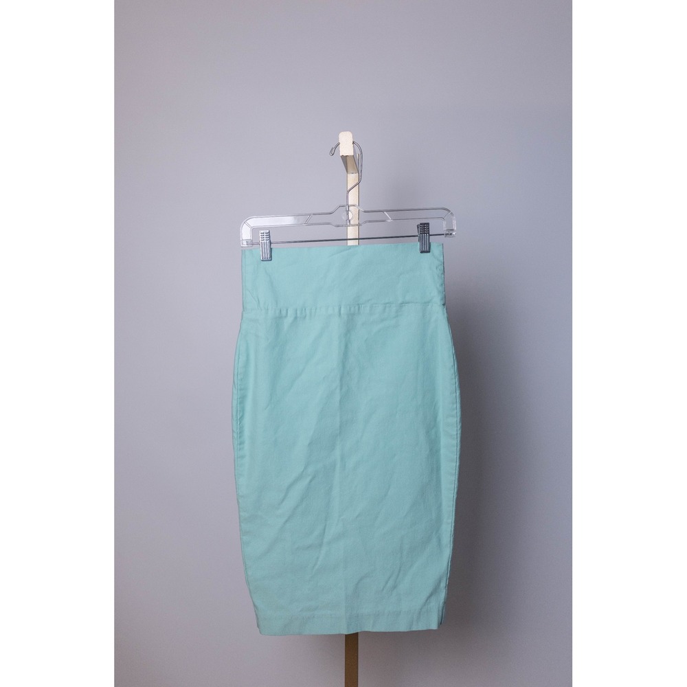 Windsor Women's Mint Pencil Skirt Rayon Blend Size M High Waist Stretch